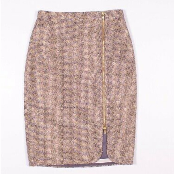 NWT J. Crew Sparkle Tweed Pencil Skirt - Picture 1 of 8